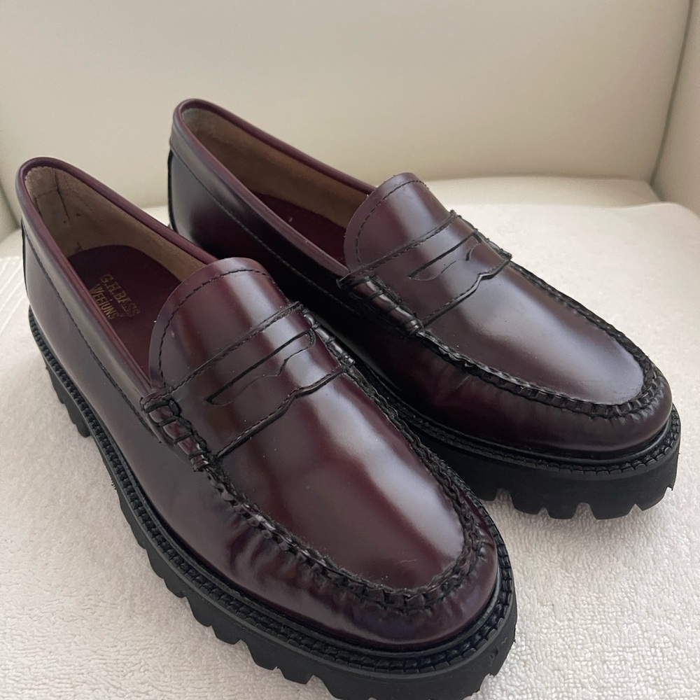 NEW G.H.Bass Whitney Super Lug Sole Penny Loafer
